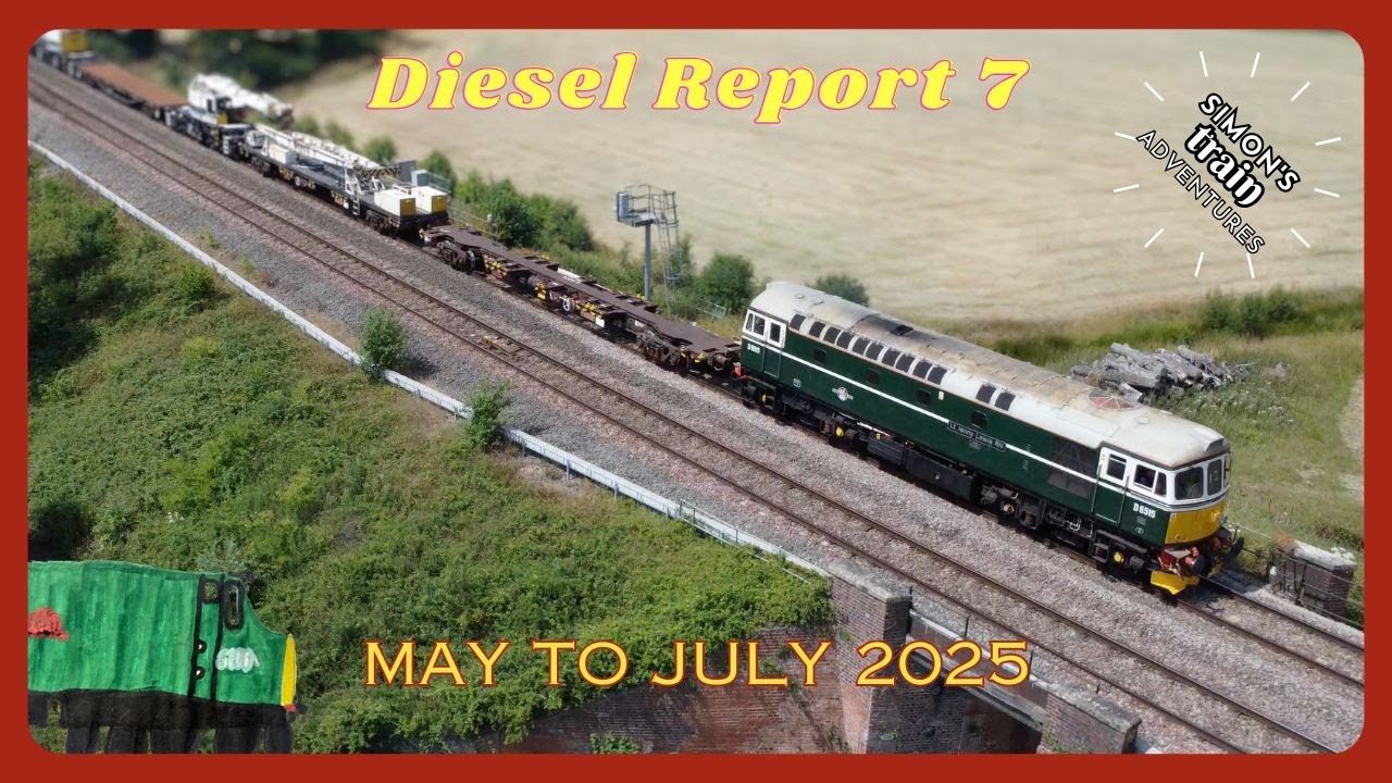 Diesel Report 7 - May to July 2025 - Mega Train Spotting Compilation