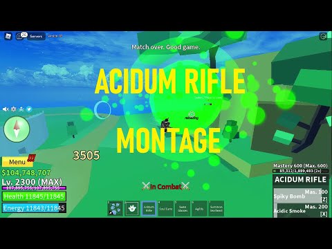 Video 『Acidum Rifle』Highlights Montage | Blox Fruits |... - youtube