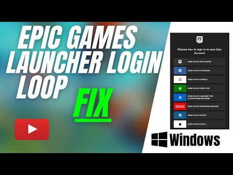 Fix Epic Games Launcher Login Loop Problem