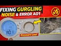 Fixing Gurgling Noise from Vokera Boiler | Error A01 | Vokera Boiler Pressure Low Problem Fixed