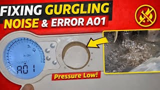 Fixing Gurgling Noise from Vokera Boiler | Error A01 | Vokera Boiler Pressure Low Problem Fixed