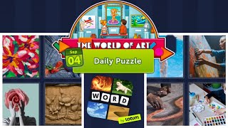 4 Pics 1 Word Daily Puzzle September 4, 2022 The World of Art