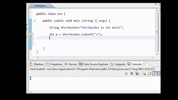 Java Associate - indexOf method ( PART 10)