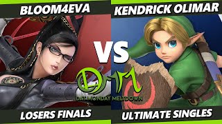 DAT MM 300 Losers Finals - Kendrick Olimar (Young Link) Vs. Bloom4Eva (Bayonetta) Smash Ultimate