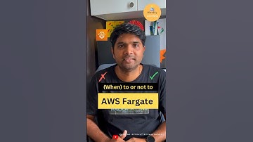 When to use or not to use AWS Fargate | AWS learning  #AWS #learning #fargate #awstraining #shorts