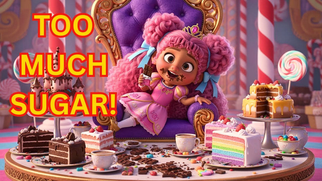 She Ate Cake and Candy Every Day… Until She Learned This Lesson  | Kids Moral Story