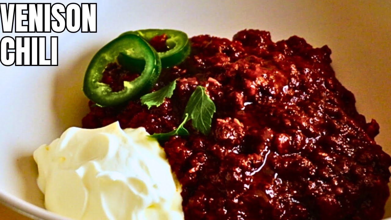 Venison Chili Done Right