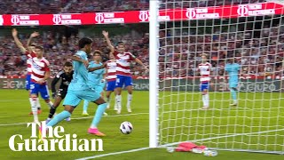 Barcelona's Lamine Yamal becomes youngest-ever La Liga scorer