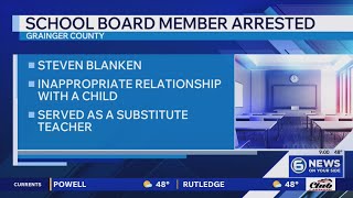 Grainger County School Board member arrested after allegation involving child, sheriff said