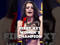 Paige BECAME THE INAUGURAL NXT Women's Champion #wwe #wrestling #shorts