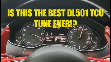 THE LATEST DL501 TCU TUNE IN ACTION!!  IS THIS THE BEST TCU TUNE FOR THE S6 and S7 V8 TWIN TURBO??