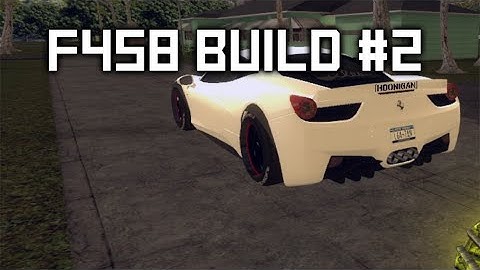 Gmod - Pac3 Ferrari 458 Build [part2]