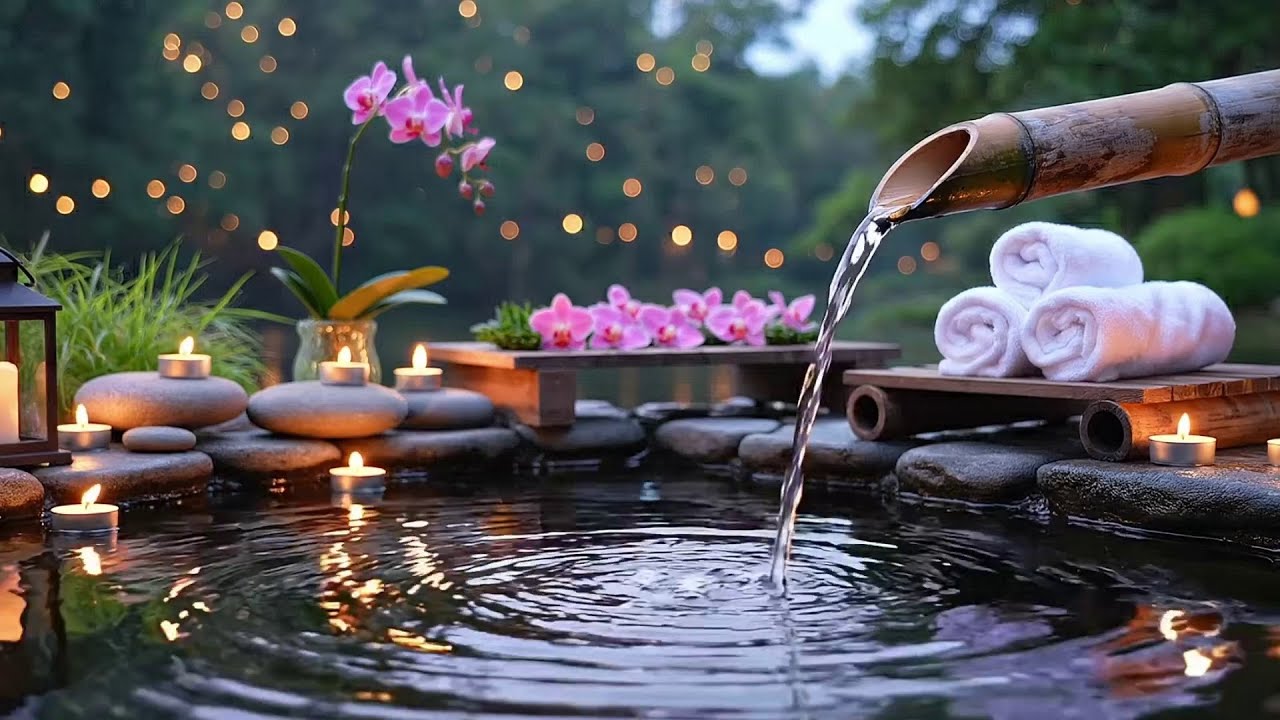 Healing Piano With Soothing Water Sounds 🌿 Insomnia Relief, Calm Anxiety & Depression, Deep Sleep