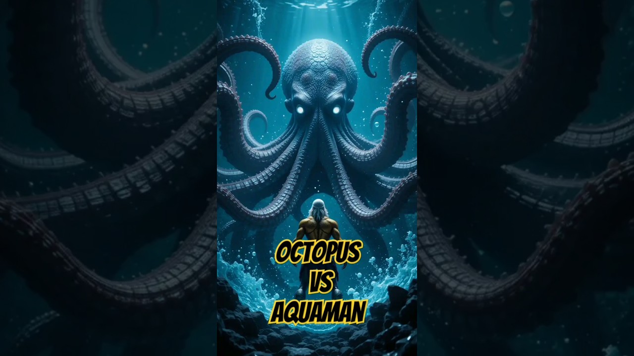 "Octopus x Aquaman Hybrid – The Ultimate Ocean Ruler Awakens!"