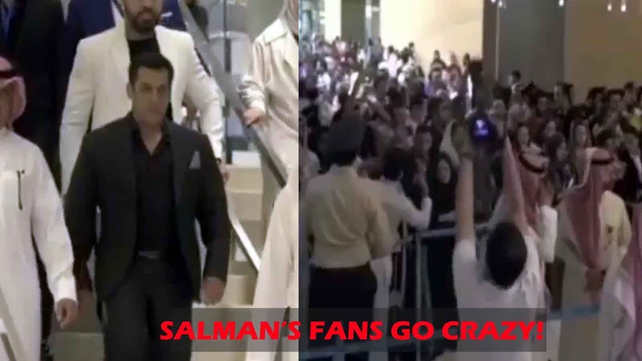 Salman Khan performs at Saudi Film Festival fans go crazy