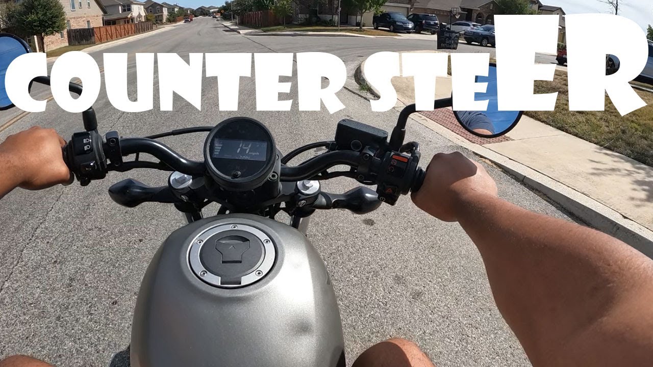HOW to countersteer on a motorcycle for beginners YouTube