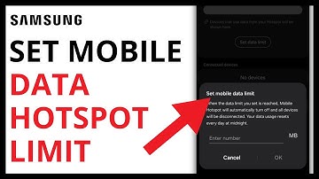 How to Set Mobile Hotspot Data Limit on Samsung Galaxy