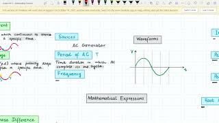 Chapter 12 Alternating Current.. Mdcat oneshot lecture series....