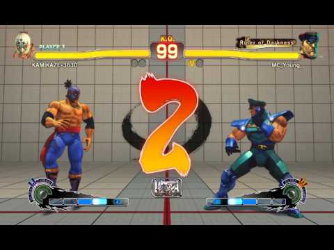 Ultra Street Fighter IV battle: KAMIKAZE-3630 (El Fuerte) vs M. Bison