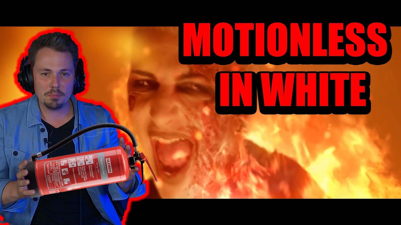 METAL SINGER REACTS | Motionless In White - Masterpiece [Official Video] | BLUE SKY THEORY