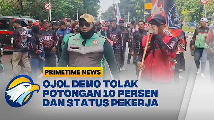 Demo Ojol Tolak Potongan 10 Persen - [Primetime News]