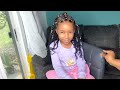 Protective style :baby toddler kids hair style for 2 weeks or more simple and cute for hair growth