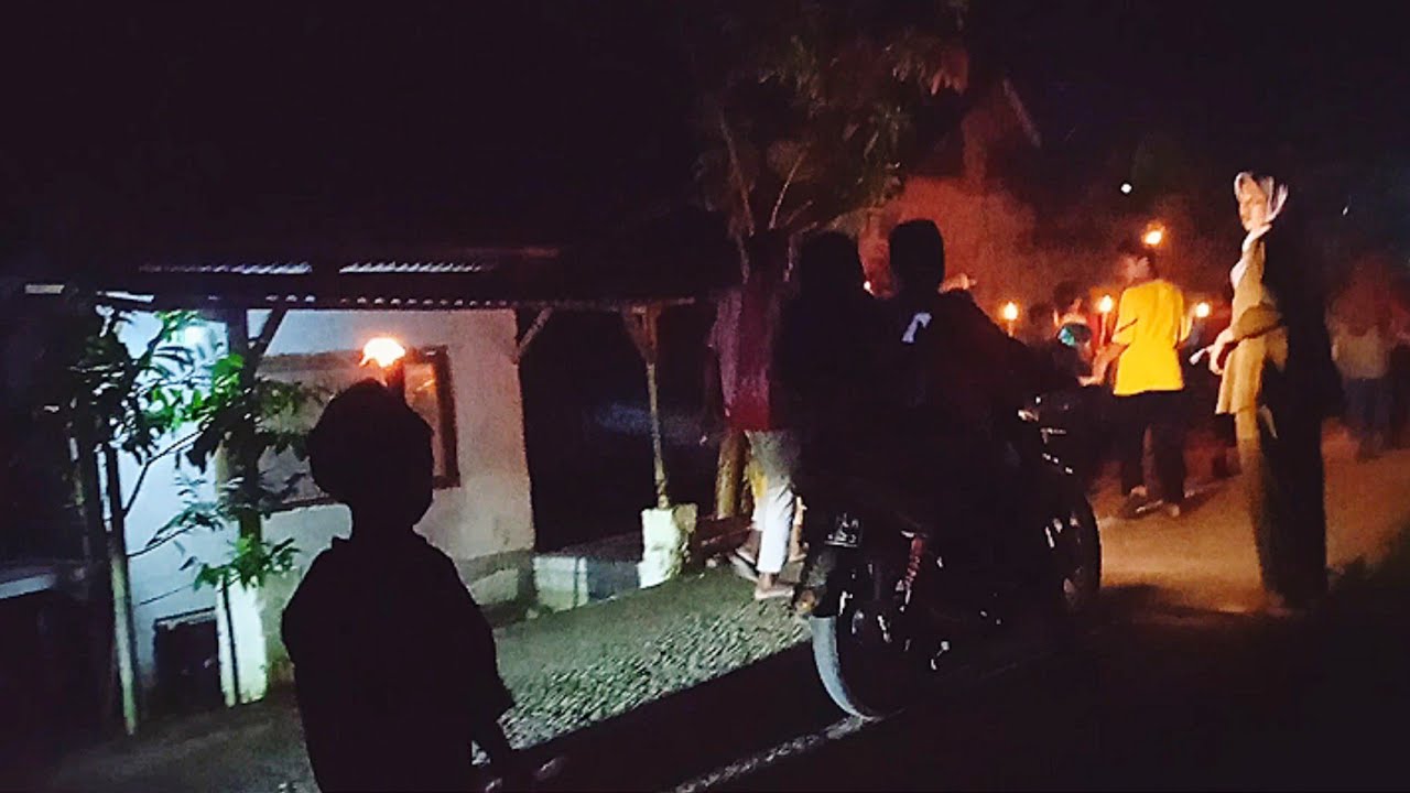 Suasana Malam takbiran  idul fitri 1443 Hijriah di desa | suasana #hariraya #lebaran
