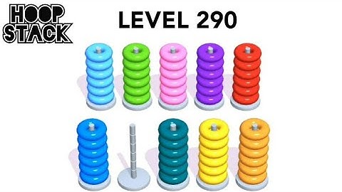Hoop Stack Level 290 | Puzzle Game  | Complete Level
