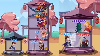 Hero Tower War - Math Puzzle - Level 351-400 Gameplay Android, iOS