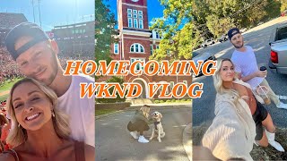 VLOG: homecoming weekend in Clemson! game day & going back to where we met 🧡
