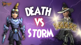 Death VS Storm (Wizard101 PVP) VS Kane EmeraldStone