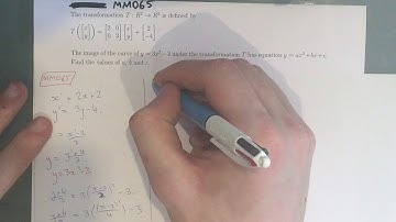 MM065 Maths Methods Fortify Study Guide - "How to apply a transformation matrix"