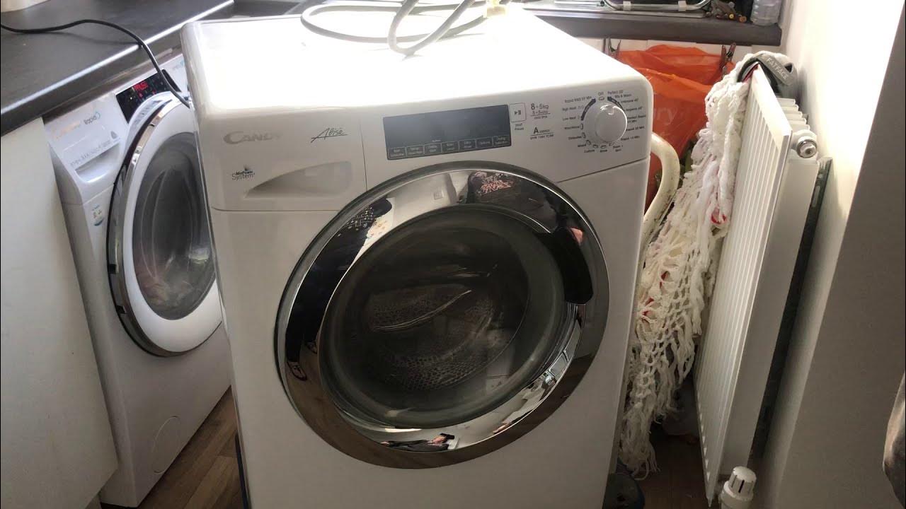 Candy Alise washer dryer GVW 1586 TC3W Energy rated A YouTube