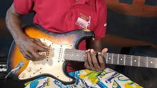 Yaw Sarpong song "me mpe nkuguo" learn the pentatonic minor solo mixed with chromatic guitar scales