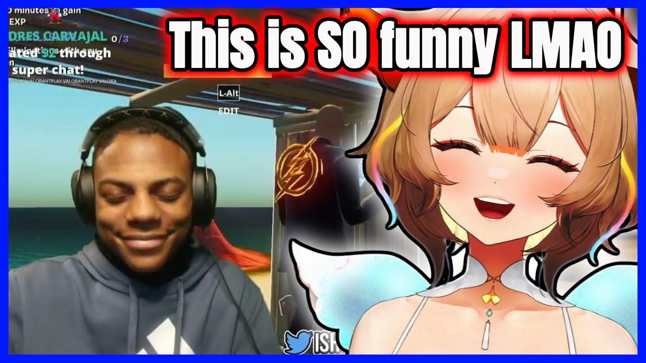 Yuzu Reacts to IShowSpeed Trying Not to Laugh "My mom is kinda homeless" Clip