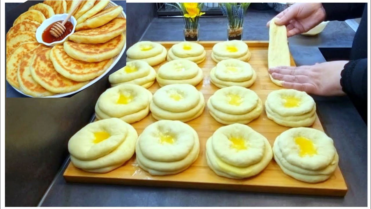 👌افضل من المخمار والشيار بدون ماتطوي او تلوي وبدون دقيقيق ابيض كيجي مورق وخفيف (فطائر)