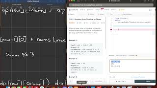 LeetCode 1262 | Greatest Sum Divisible by Three | Approach & Solution