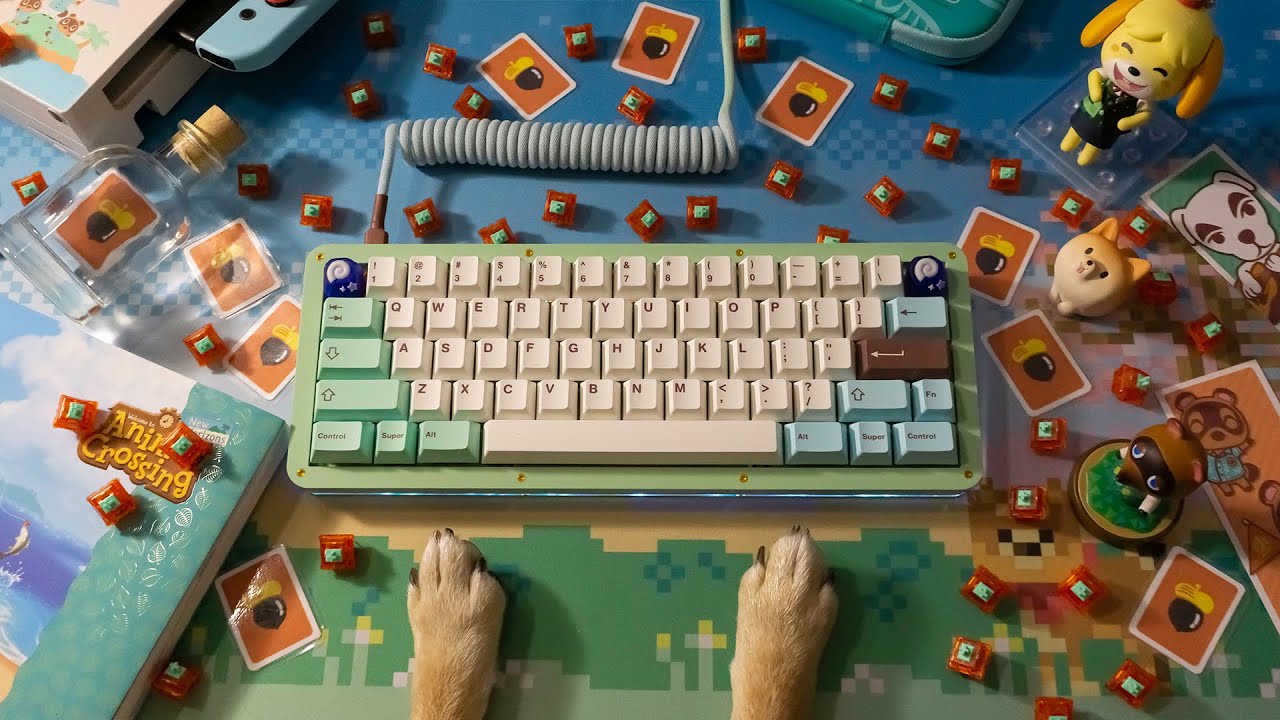 Keebs with Sheebs - Sheeb Crossing Animal Crossing theme keybork! - YouTube