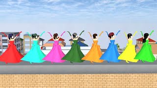 How To look Daishing Dance Sakura school simulator Dance tutorial Dance Mist song | iped gameplay