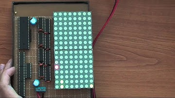 Tetris ATMEGA16 and Led Matrix