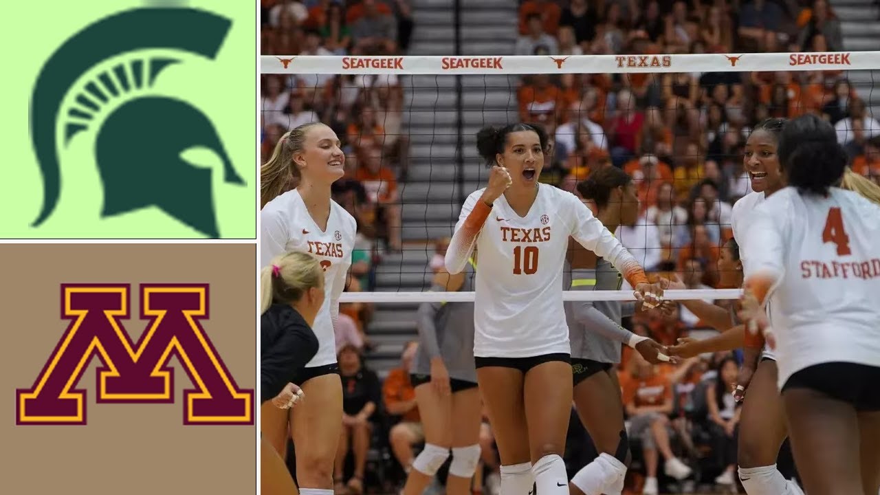 Мичиган Стэйт против Миннесоты ПОЛНЫЙ МАТЧ | Женский студенческий волейбол | Волейбол NCAA 2025