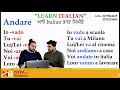 Verbo Andare जाना | Learn Italian with Nita and brothers