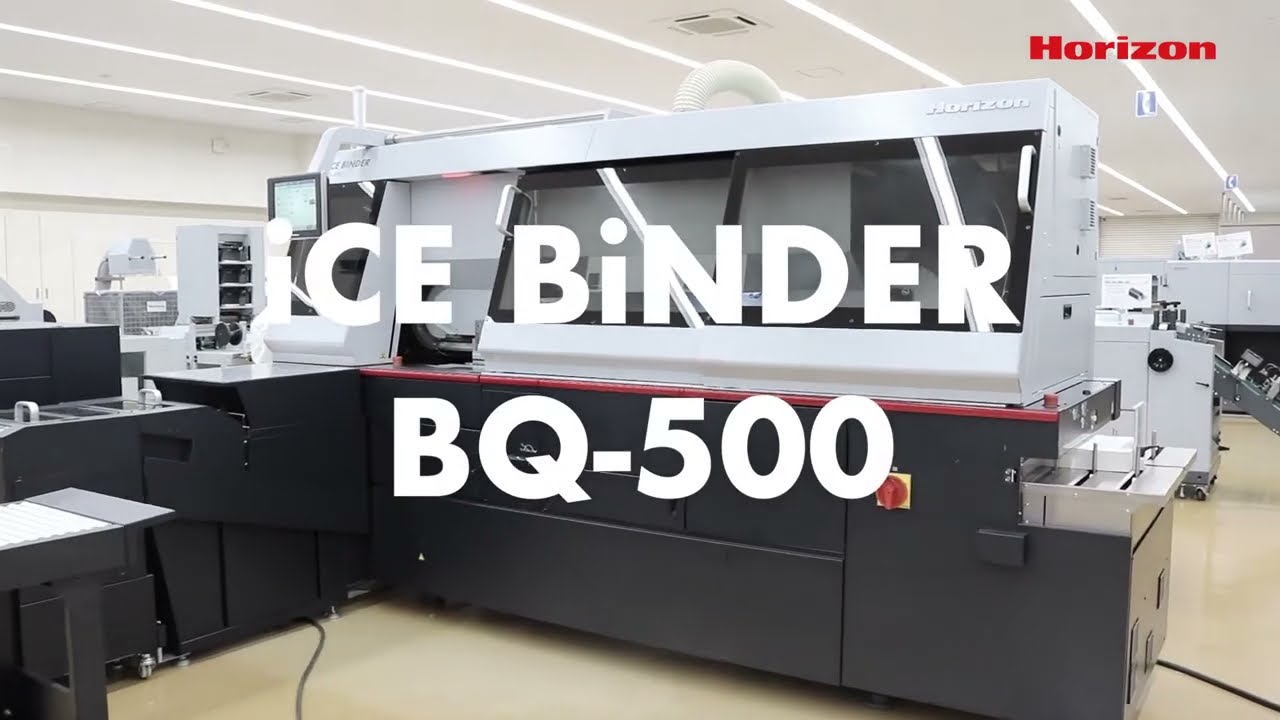 HORIZON - Encadernação com iCE BiNDER BQ 500