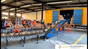 Duffy roller conveyor for truck loading and unloading