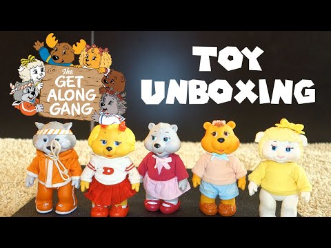 Unboxing Old Get Along Gang Toys - YouTube