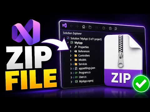 How To Zip A File In Visual Studio