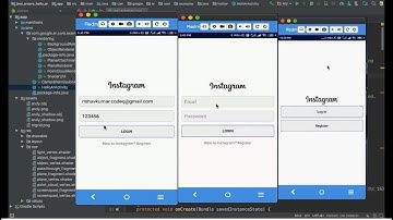 Firebase Android Tutorial 14 - Instagram Like App using Firebase (Part 6)- Main Activity UI design