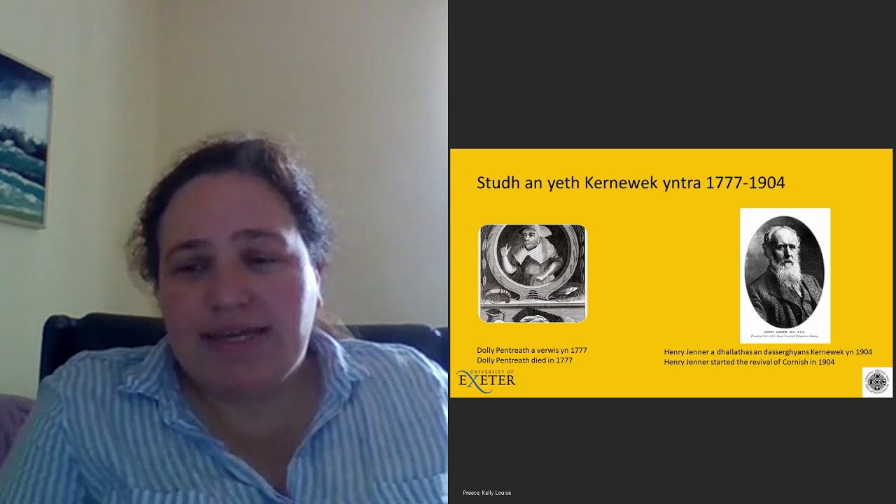 Kensa Broadhurst Three Minute Thesis - Did the Cornish language really become extinct?