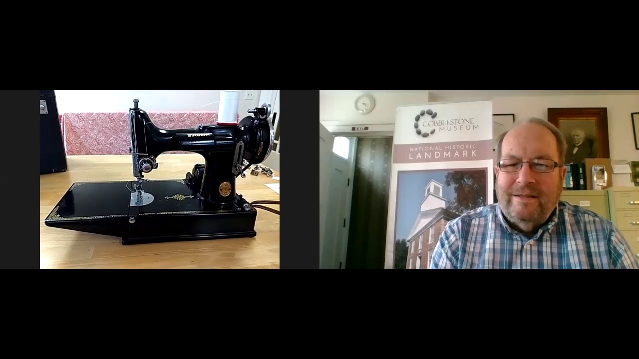 The Cobblestone Museum - History at Home - The Singer Featherweight Sewing Machine