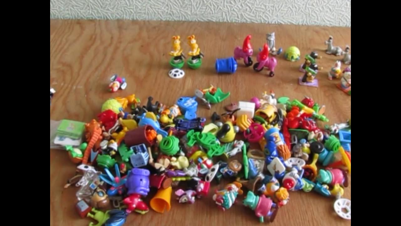 Распаковка посылки со старыми Киндер-сюрпризами (Kinder Surprise old ...